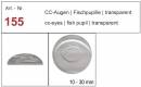 CC-Auge Fischpupille  Nr.155-10mm