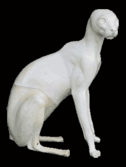 Luchs  / Rotluchs Nr.: G 2084 sitzend 4-13,5-75-46-23